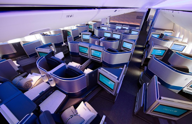 ユナイテッド航空ビジネスクラス