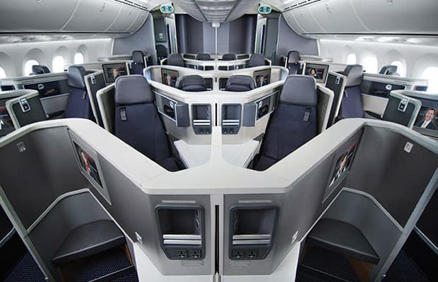 アメリカン航空
ビジネスクラス