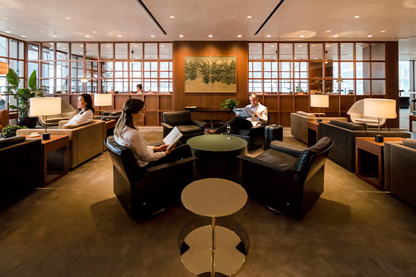 空港での快適な休息とリフレッシュできる空間