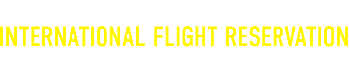 INTERNATIONAL FLIGHT RESERVATION 海外航空券手配